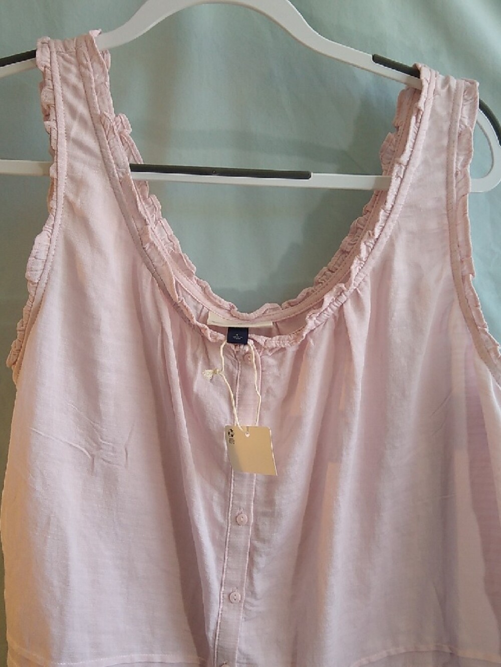 NWT Universal Thread L blush barely pink tank or sleep top - Picture 4 of 7